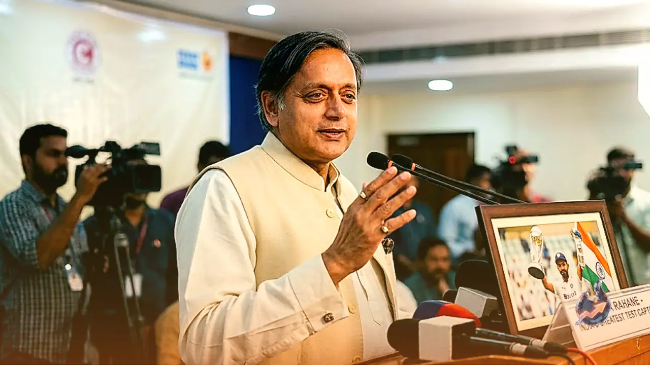 Shashi Tharoor Hails Retiring Ajinkya Rahane as India's Greatest Ever Test Captain