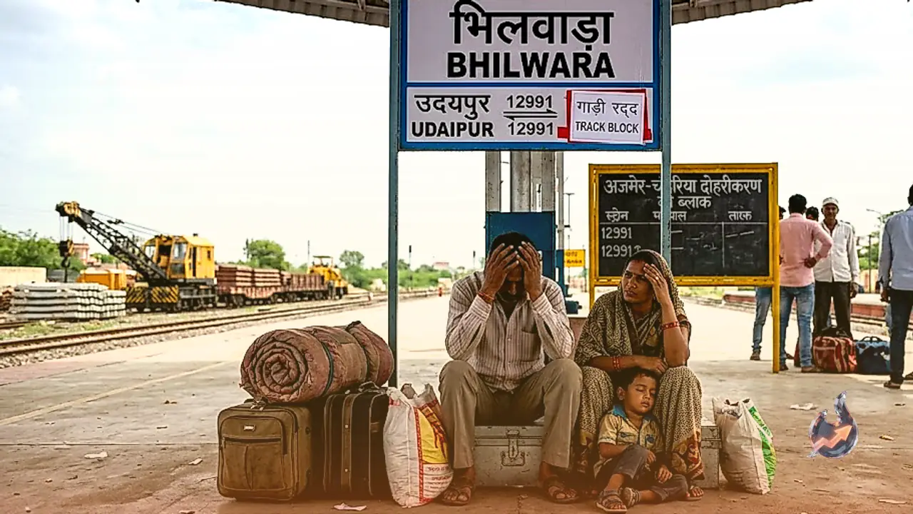 Ajmer-Chanderiya Doubling Work Forces Cancellation of 5 Trains Including Udaipur Services