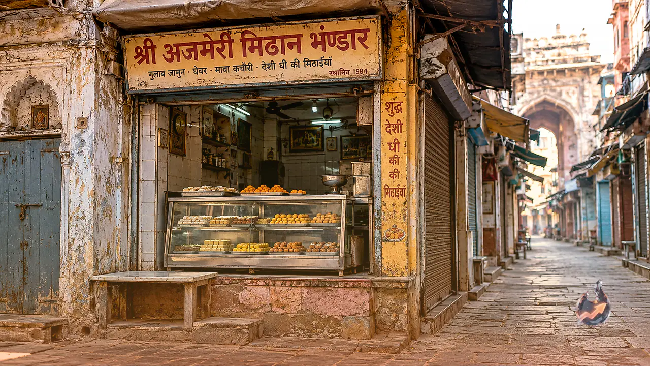 Ajmer's Tiny 4x4 Foot Sweet Shop Serving Traditional Delicacies For Four Decades