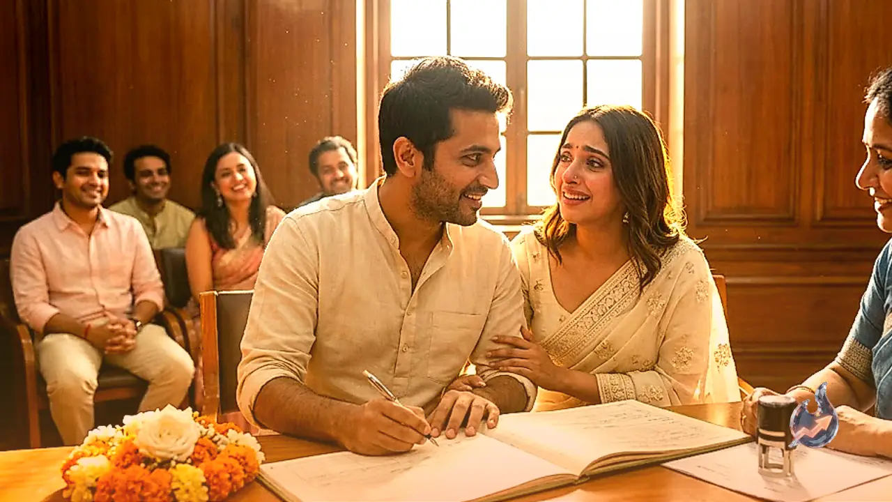 Akansha Ranjan Kapoor and Director Sharan Sharma Exchange Vows in an Intimate Civil Ceremony