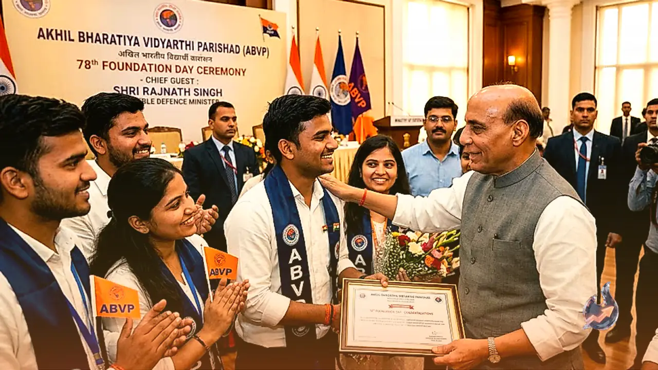 अखिल भारतीय विद्यार्थी परिषद के 78वें स्थापना दिवस पर राजनाथ सिंह ने दी बधाई