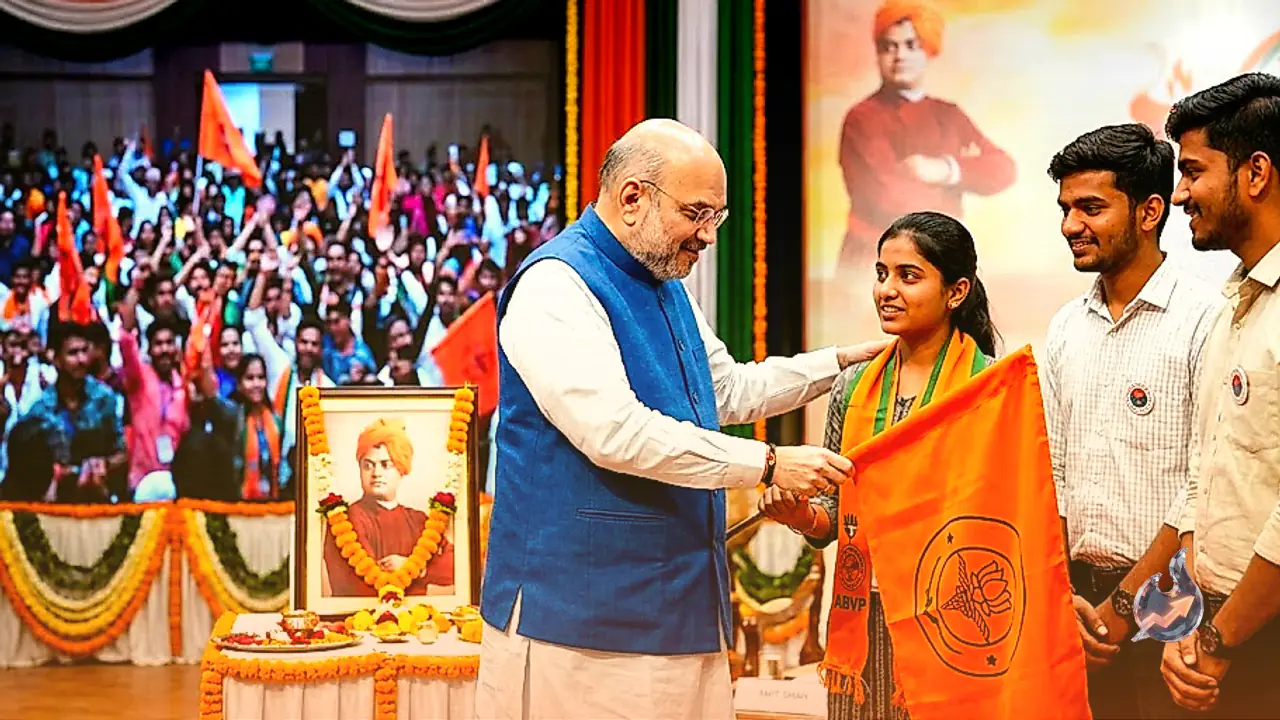 Amit Shah Extends Wishes on Akhil Bharatiya Vidyarthi Parishad Foundation Day