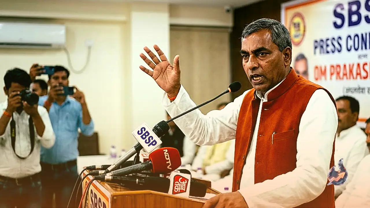 OP Rajbhar Targets Akhilesh Yadav Over PDA Slogan Amid Rajya Sabha Nominations