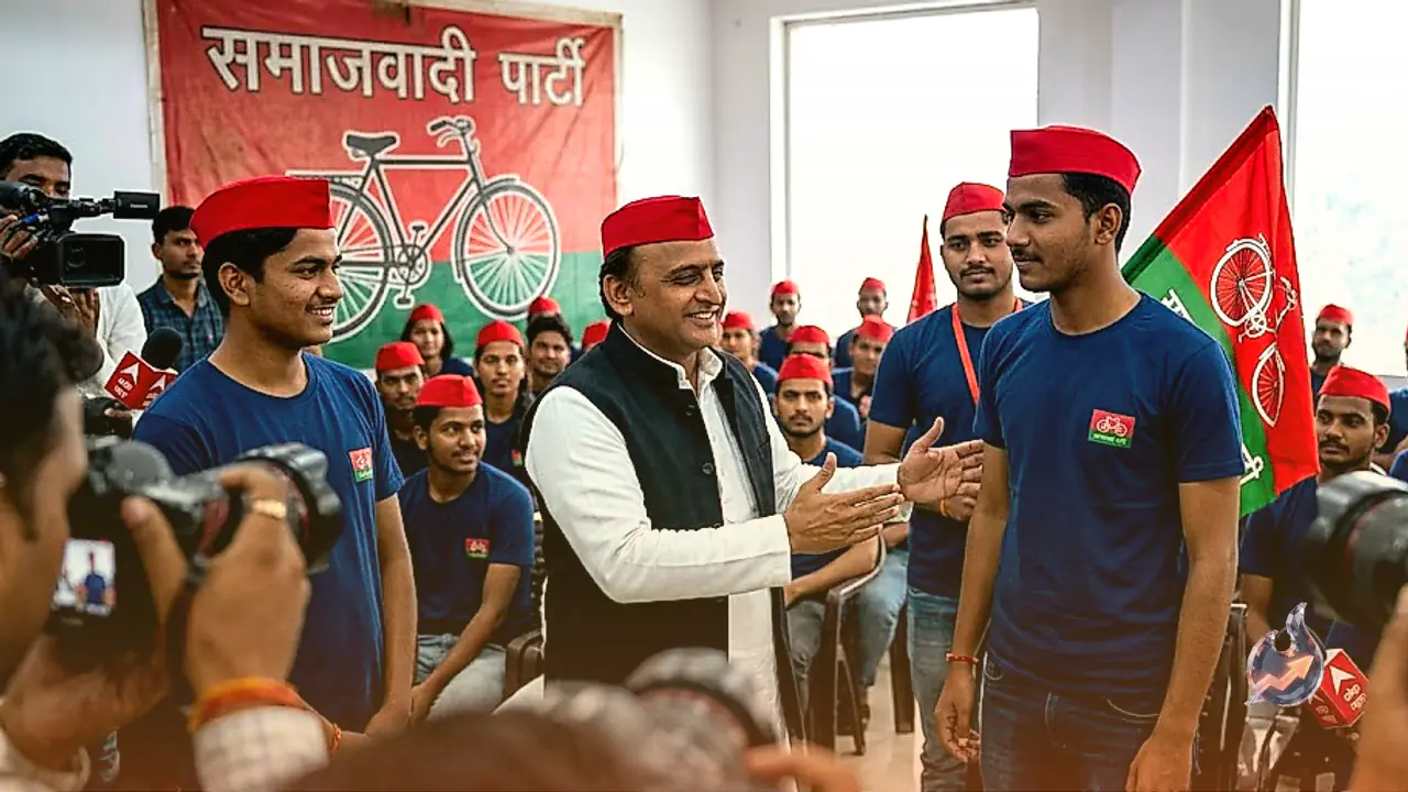 Akhilesh Yadav Introduces New Blue Dress Code for Samajwadi Chhatra Sabha Ahead of 2027 Polls