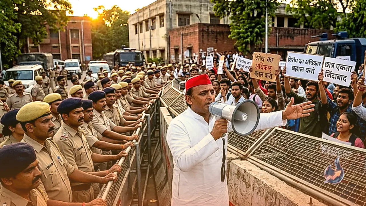 अखिलेश यादव ने सरकार पर साधा निशाना, कहा- विपक्ष को किया जा रहा है नज़रबंद