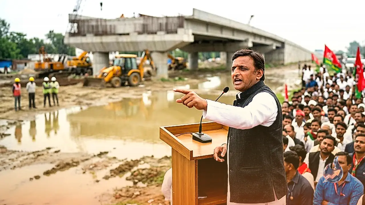 अखिलेश यादव का योगी सरकार पर तीखा तंज, बोले- हाईवे सिर्फ जेब भरने के लिए बनाए जा रहे हैं