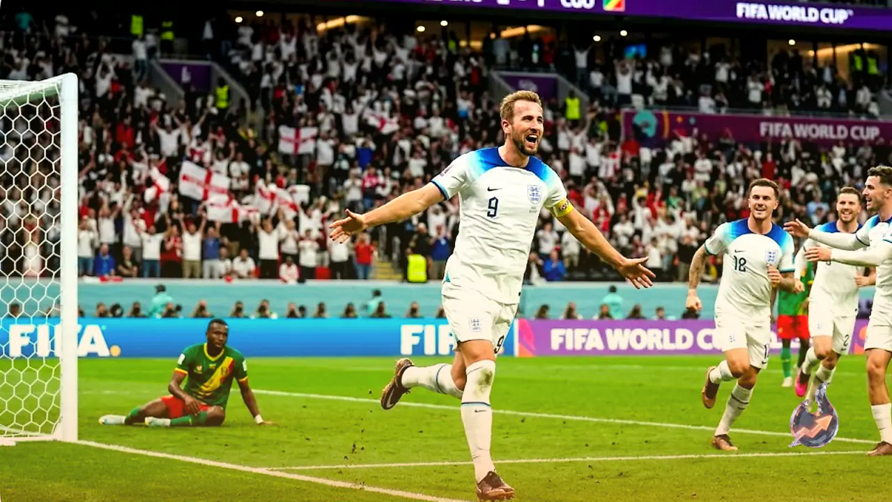 Harry Kane's late double drags England past Congo into World Cup last 16