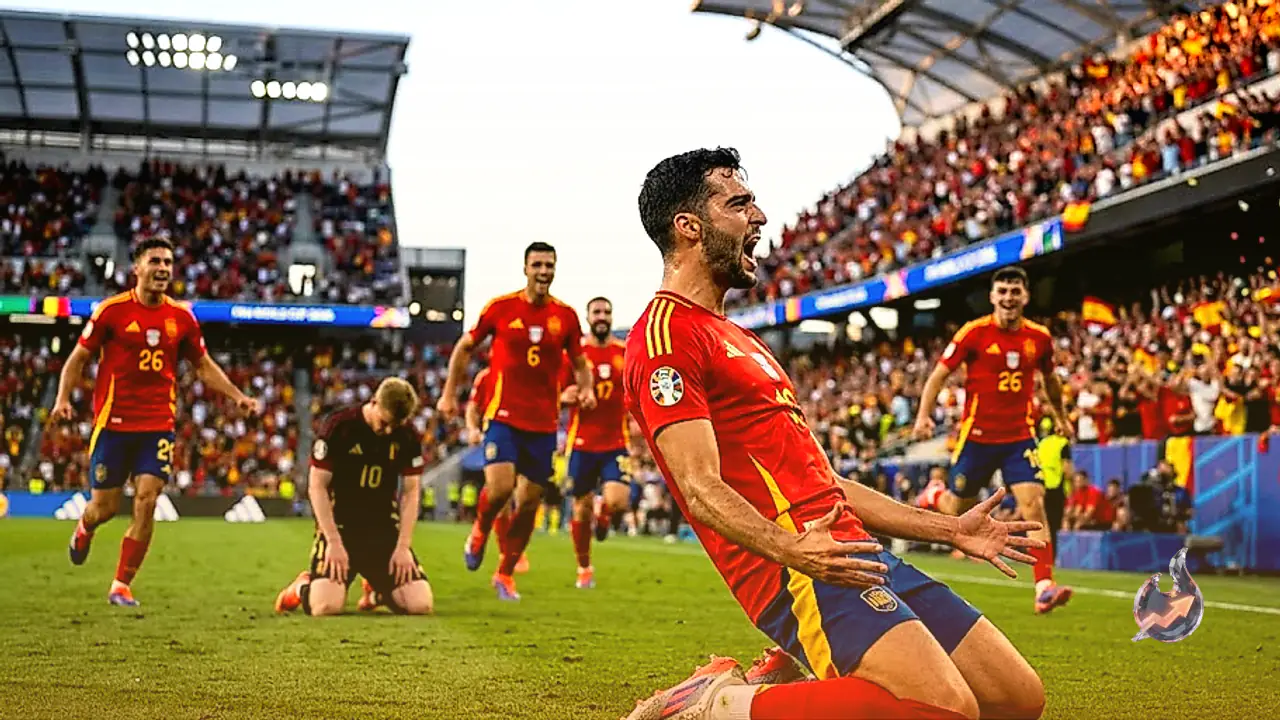 Late Merino Strike Sends Spain Past Belgium 2-1, Sets Up Semifinal Clash With France