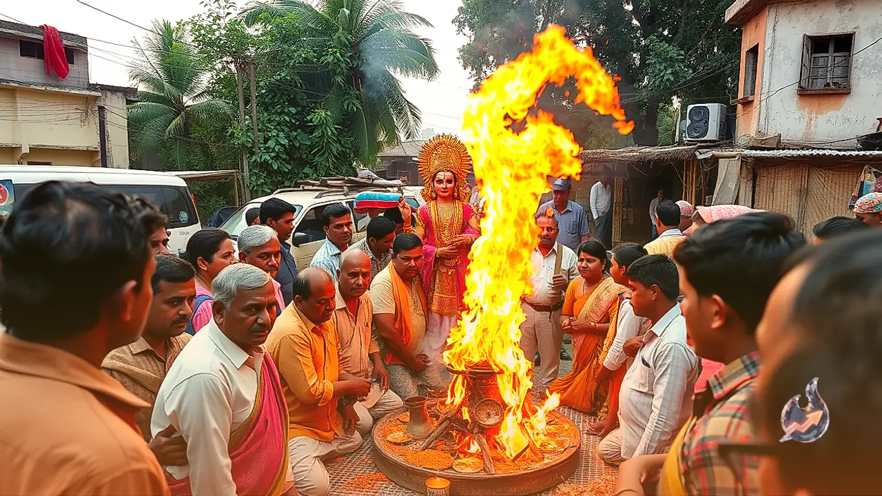 अकोला के सांगोला में दशहरे पर रावण दहन की जगह महाआरती, पत्थरों में तराशी गई तीन सदी पुरानी अनोखी परंपरा