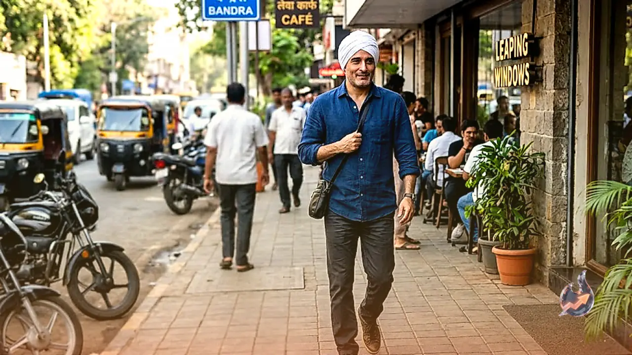 Akshaye Khanna Spotted in Mumbai With Simple Casual Look and White Headwrap