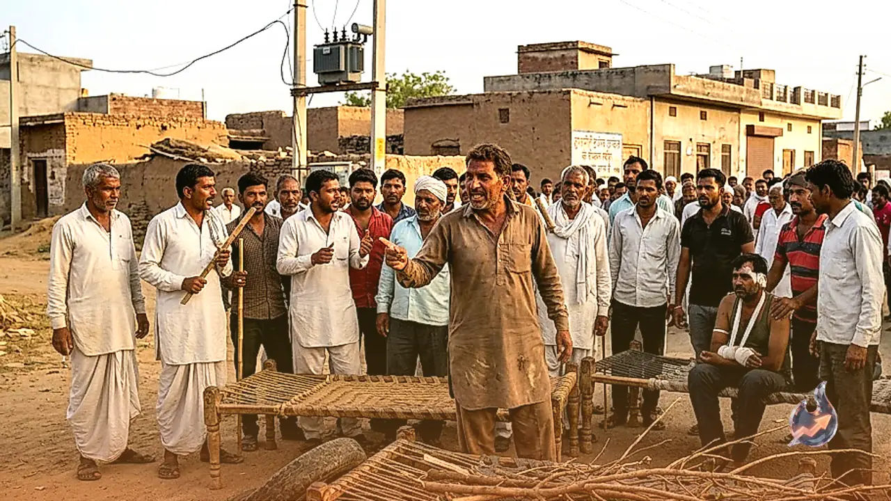 अलवर के बानसूर में घरों तक पहुंचा 11 हजार वोल्ट का करंट, एक ही परिवार के चार लोग झुलसे