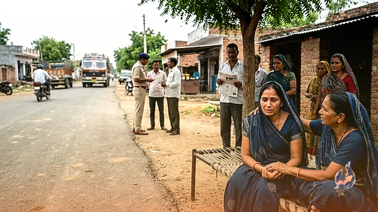 अलवर में दिल दहला देने वाला हादसा, दादा की मौत के अगले दिन तेज रफ्तार ट्रक ने पोते को कुचला