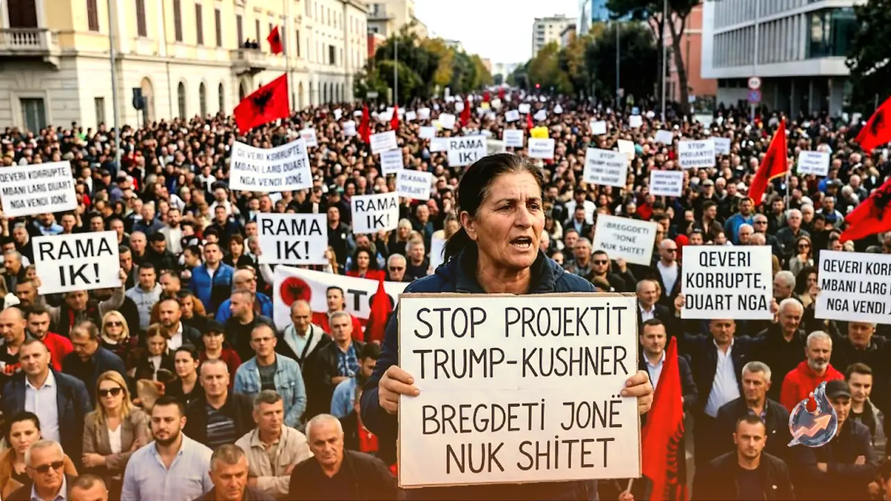 Massive protests sweep Albania as controversial Trump family resort project triggers political crisis