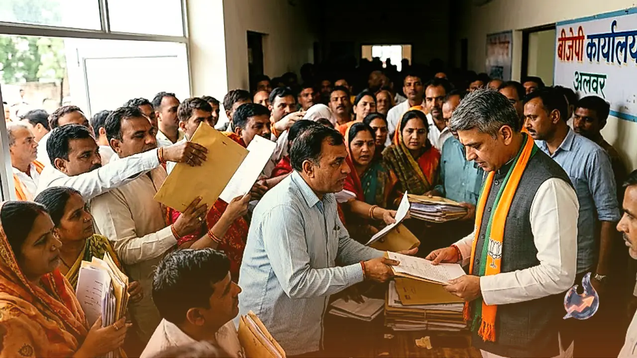 अलवर निकाय चुनाव: भाजपा टिकट के लिए संजय शर्मा के पास लगी लंबी कतार, 27 अगस्त से पहले आएगी लिस्ट
