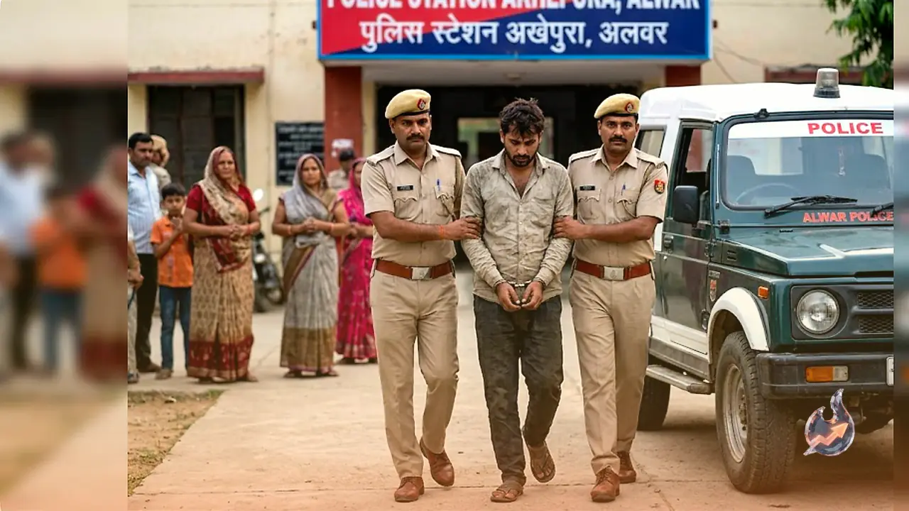 अलवर में दिल दहला देने वाली वारदात, बैंक के पैसों के लिए जेठ ने विधवा भाभी को चाकू से गोदा