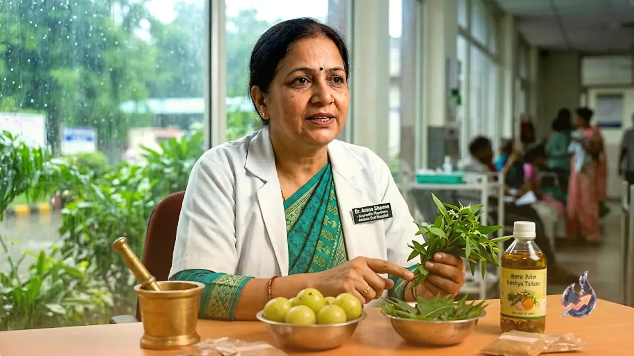 Ambala Civil Hospital Doctor Shares Effective Ayurvedic Remedies to Combat Monsoon Hair Loss