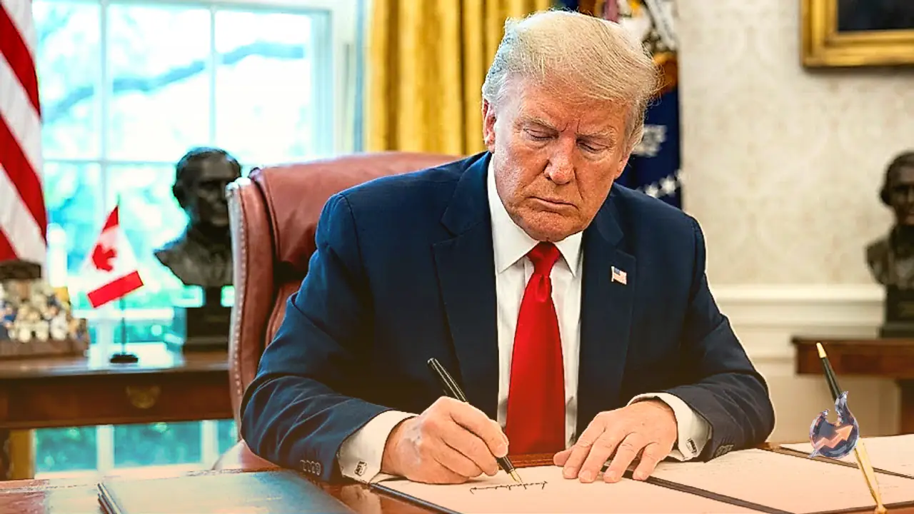 America's Trade Shockwave: Trump Slaps Massive Duties on Canadian Imports Amid Global Market Jitters