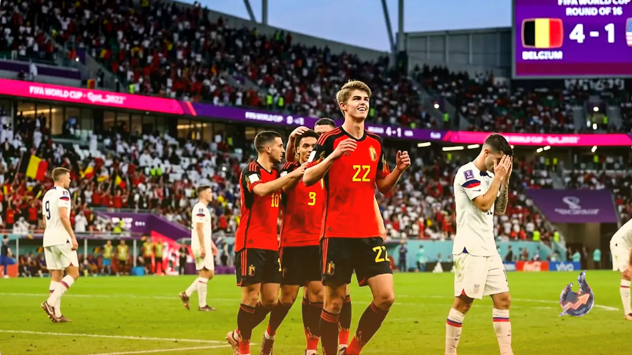 USA's World Cup Dream Ends in Round of 16 as Belgium's De Ketelaere Inspires a 4-1 Rout