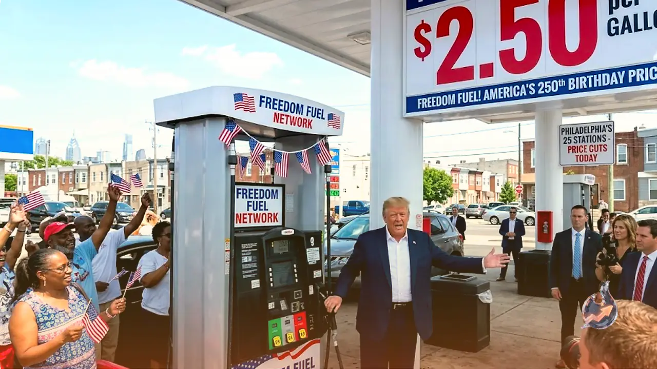 Philadelphia Gas Stations To Cut Prices Ahead Of America's 250th Birthday, Trump Says Oil Is Plummeting