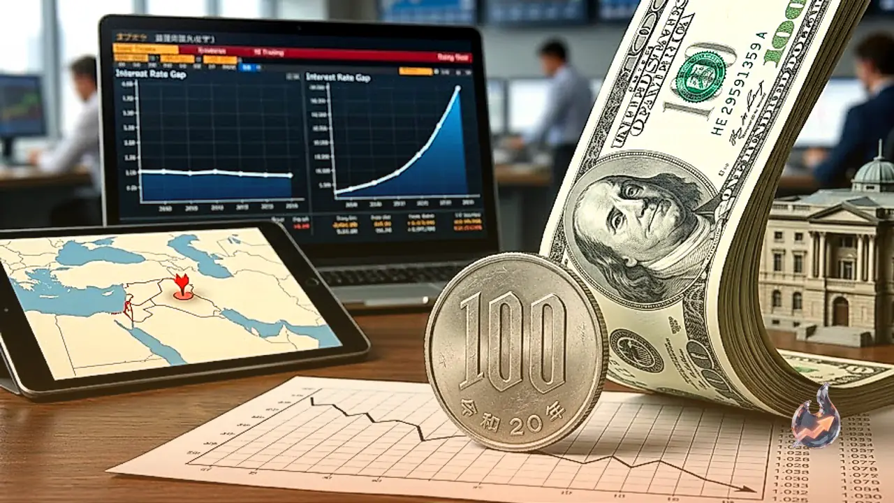 Japanese Yen weakens vs USD as Iran tensions and rate gap counter intervention risks