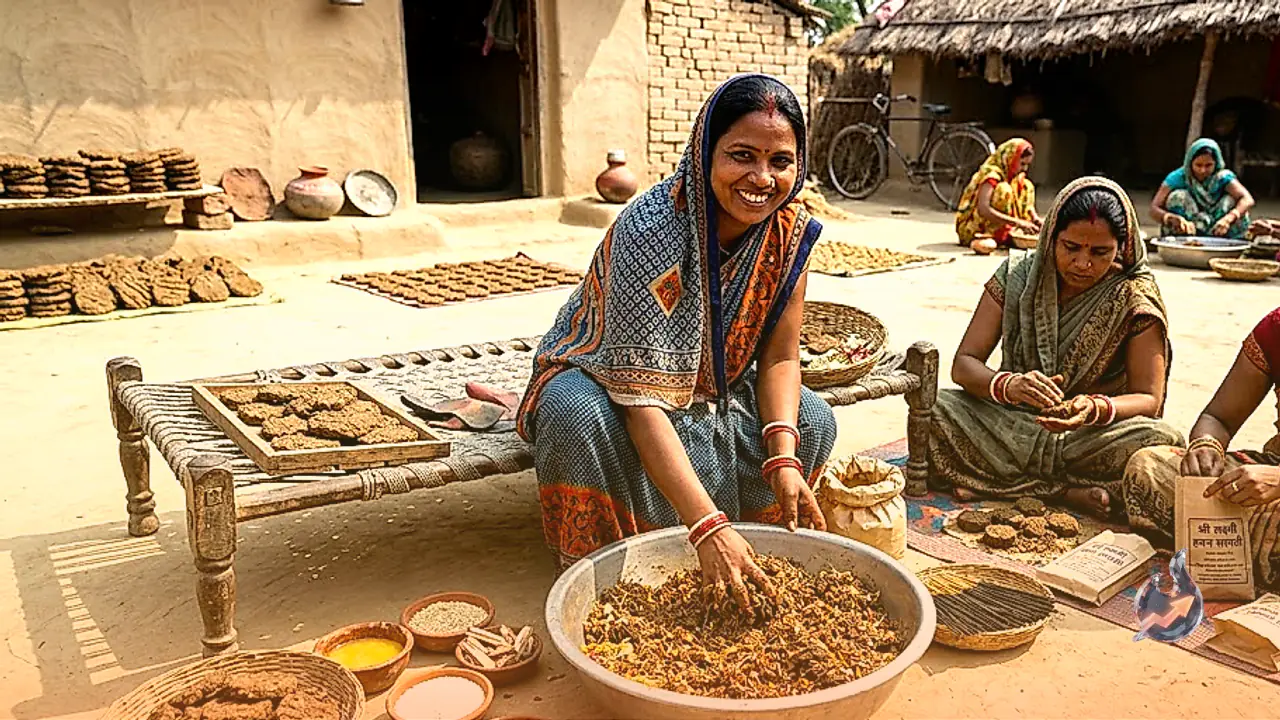 Amethi Women Turn Cow Dung into Lucrative Havan Samagri Business with Minimal Investment