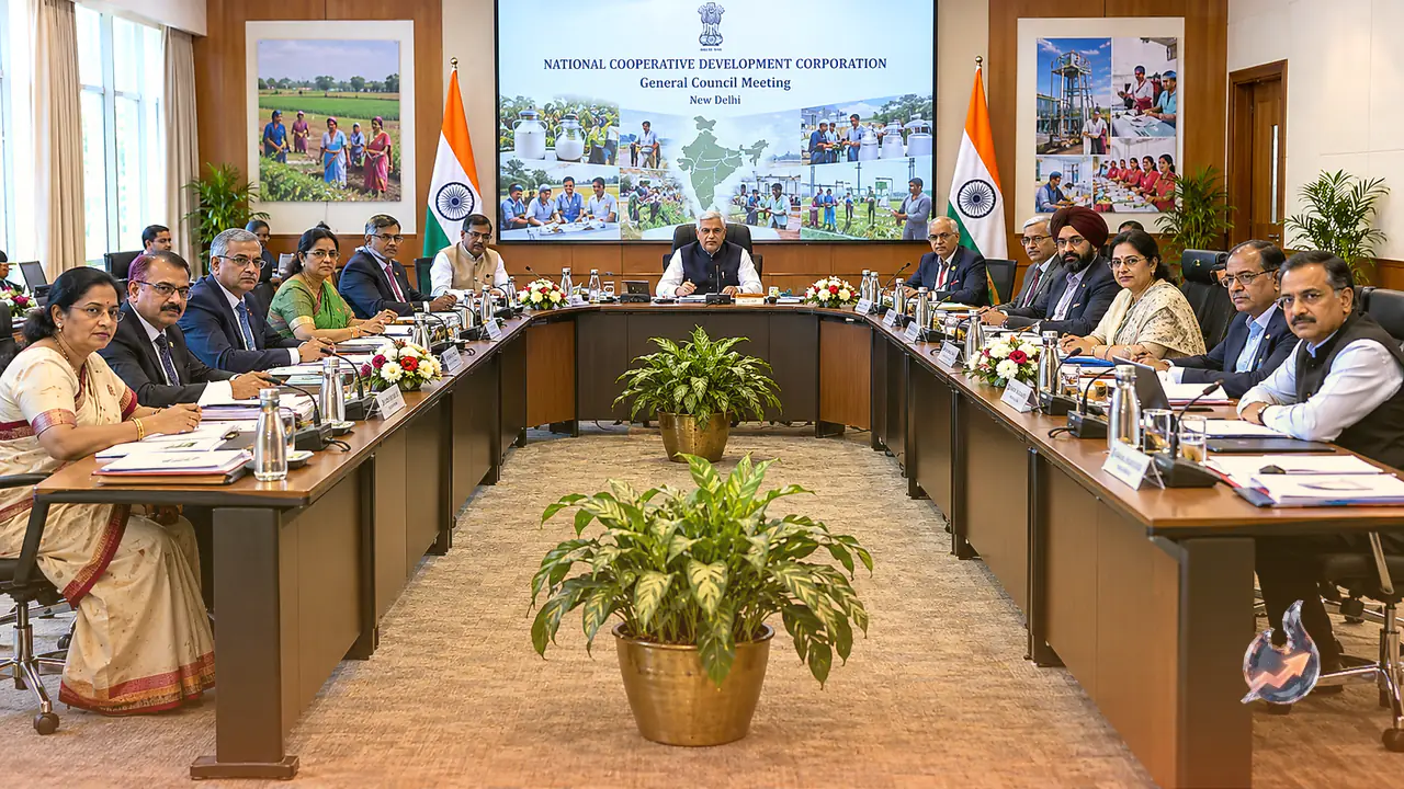 Amit Shah chairs the 93rd general council meeting of the National Cooperative Development Corporation