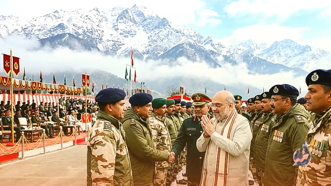 Amit Shah Greets ITBP Himveers On Raising Day, Praises Their Valour In Snow-Clad Mountains