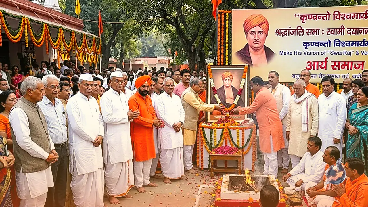 स्वामी दयानंद सरस्वती की पुण्यतिथि पर अमित शाह ने किया नमन, वेदों और स्वराज्य के संदेश को सराहा