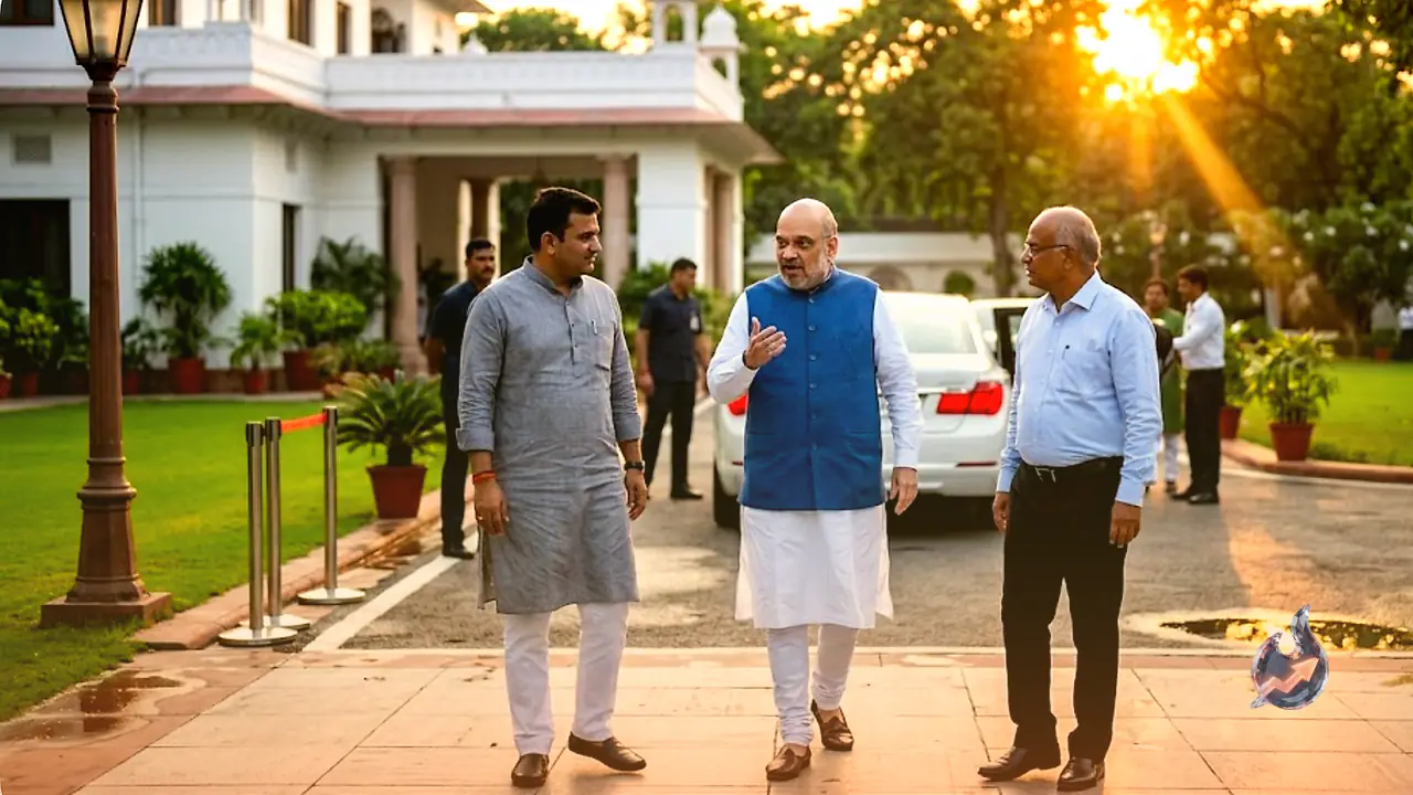 Amit Shah holds three-hour huddle with BJP chief Nitin Naveen as party eyes leadership shake-up