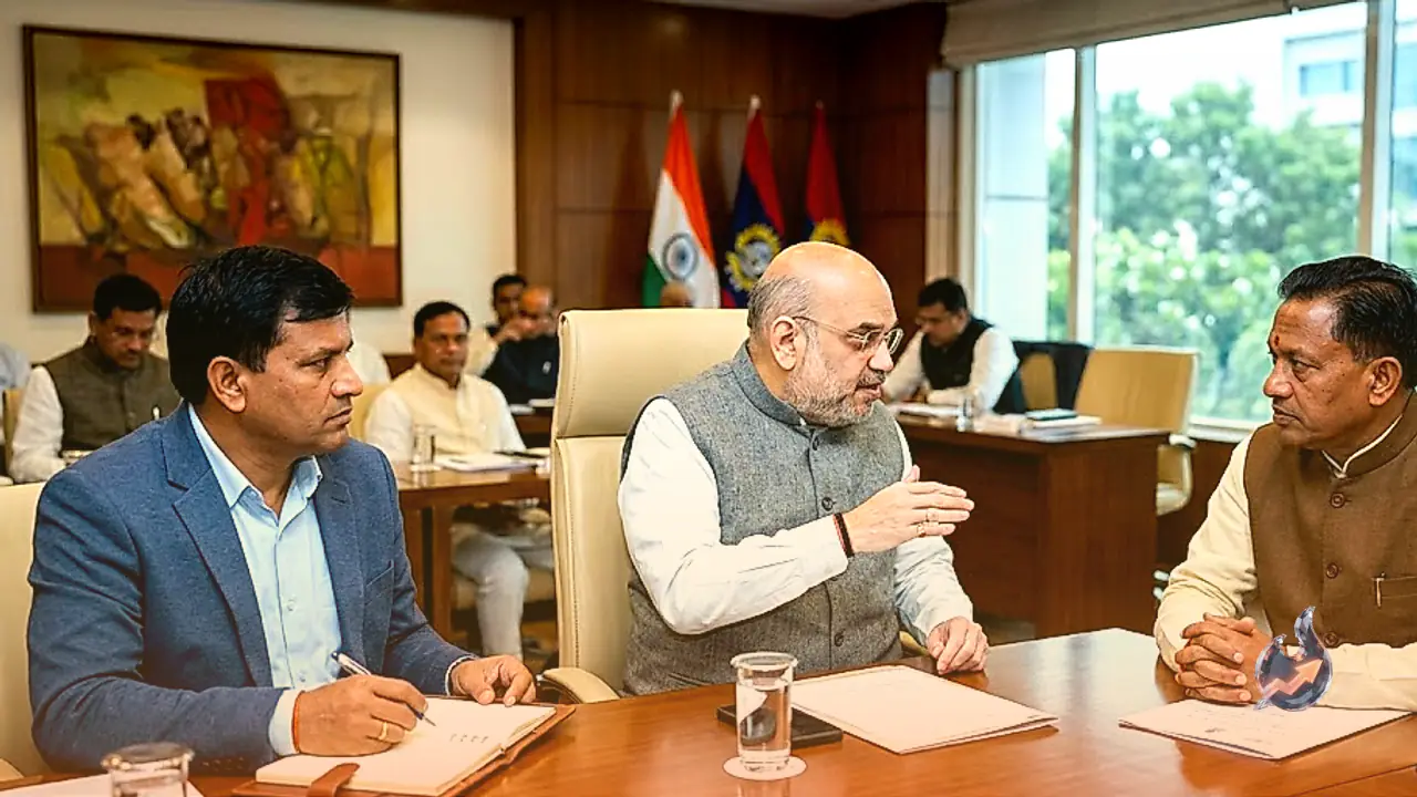 Amit Shah Convenes High-Level Meeting With Vishnu Deo Sai and Mohan Charan Majhi Over Mahanadi River Dispute
