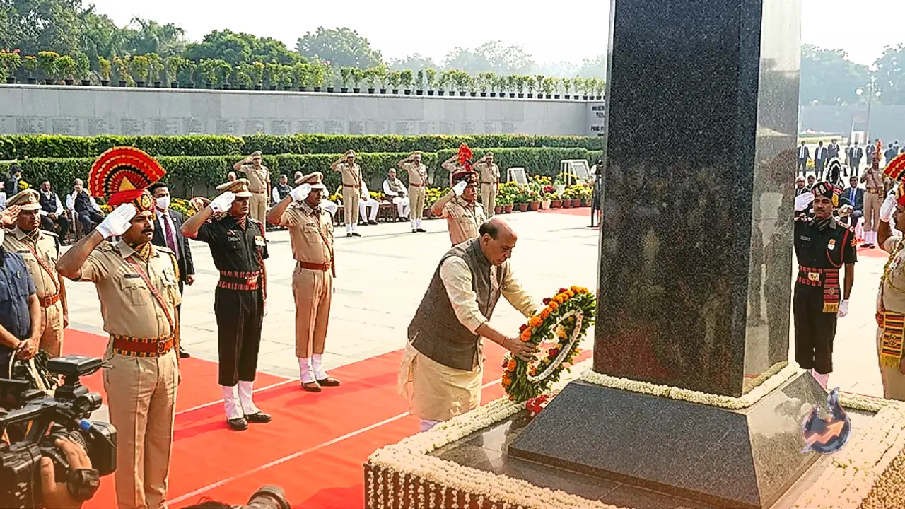 अमित शाह ने पुलिस स्मृति दिवस पर किया प्रोजेक्ट कर्मवीर का ऐलान, देश भर के वीरों को दी गई श्रद्धांजलि