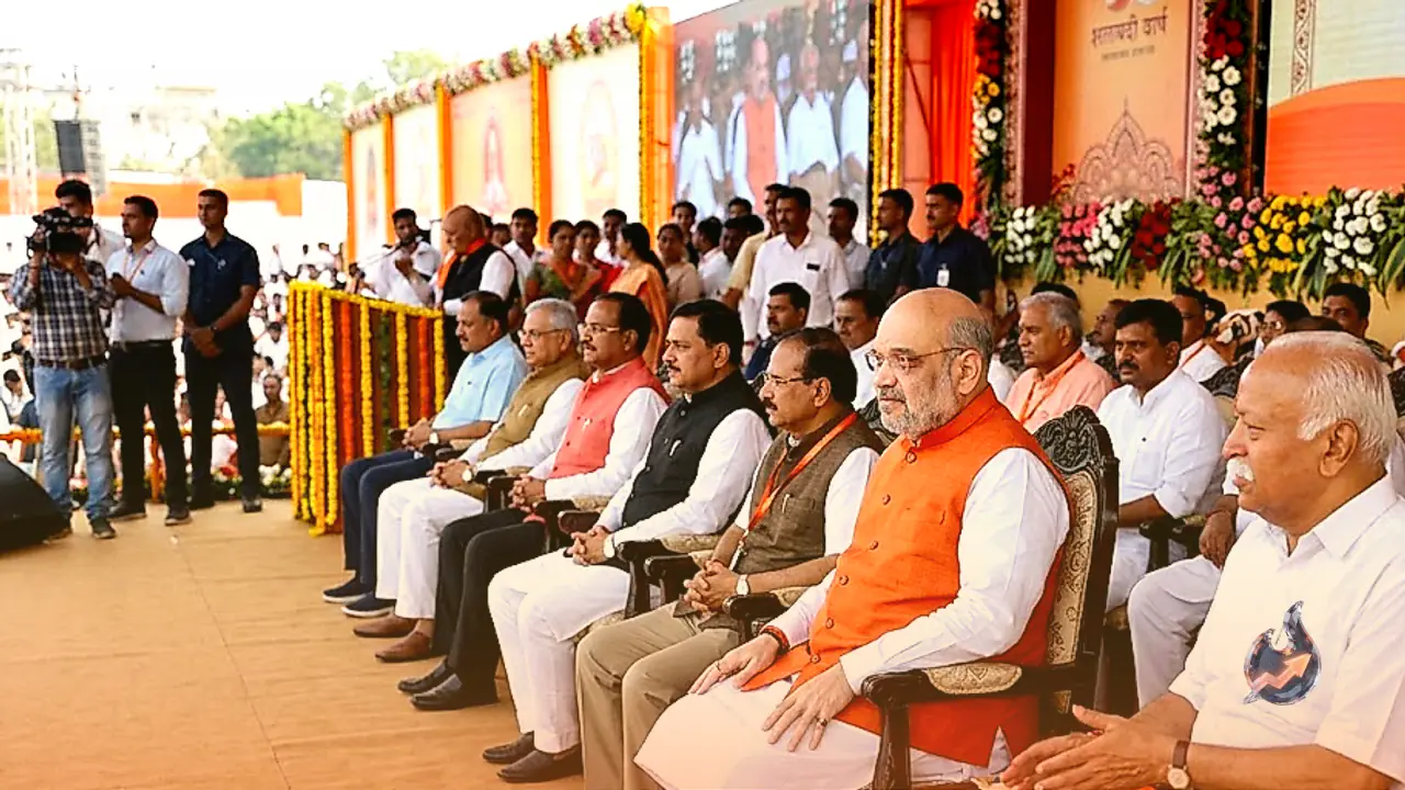 Amit Shah Praises Mohan Bhagwat's Message at RSS Centenary Event in Nagpur