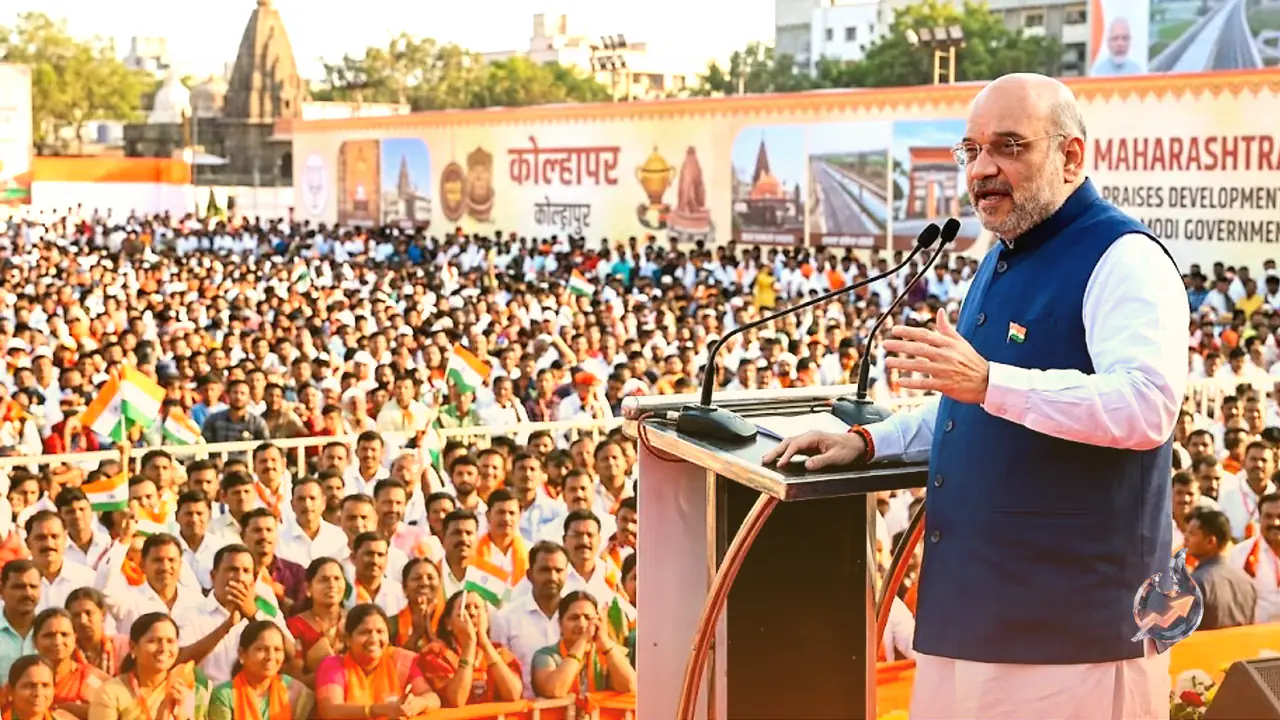 Amit Shah Connects with Maharashtra Public from Kolhapur, Praises Development Under Modi Government