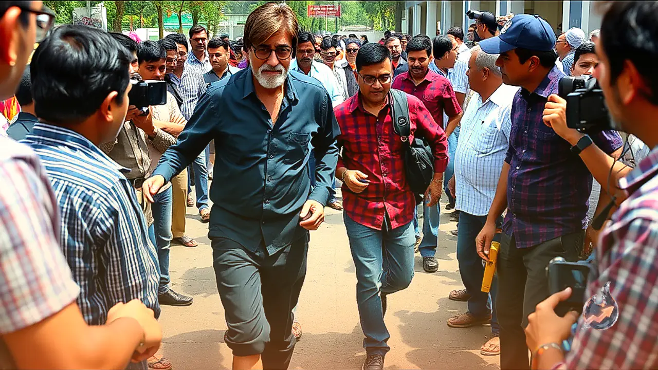 Amitabh Bachchan Shares Running Photo From KBC 18 Set Following Knee Injury