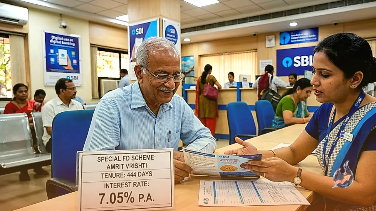 SBI Amrit Vrishti Special FD: Interest Rates Reach Up to 7.05 Percent for 444 Day Tenure