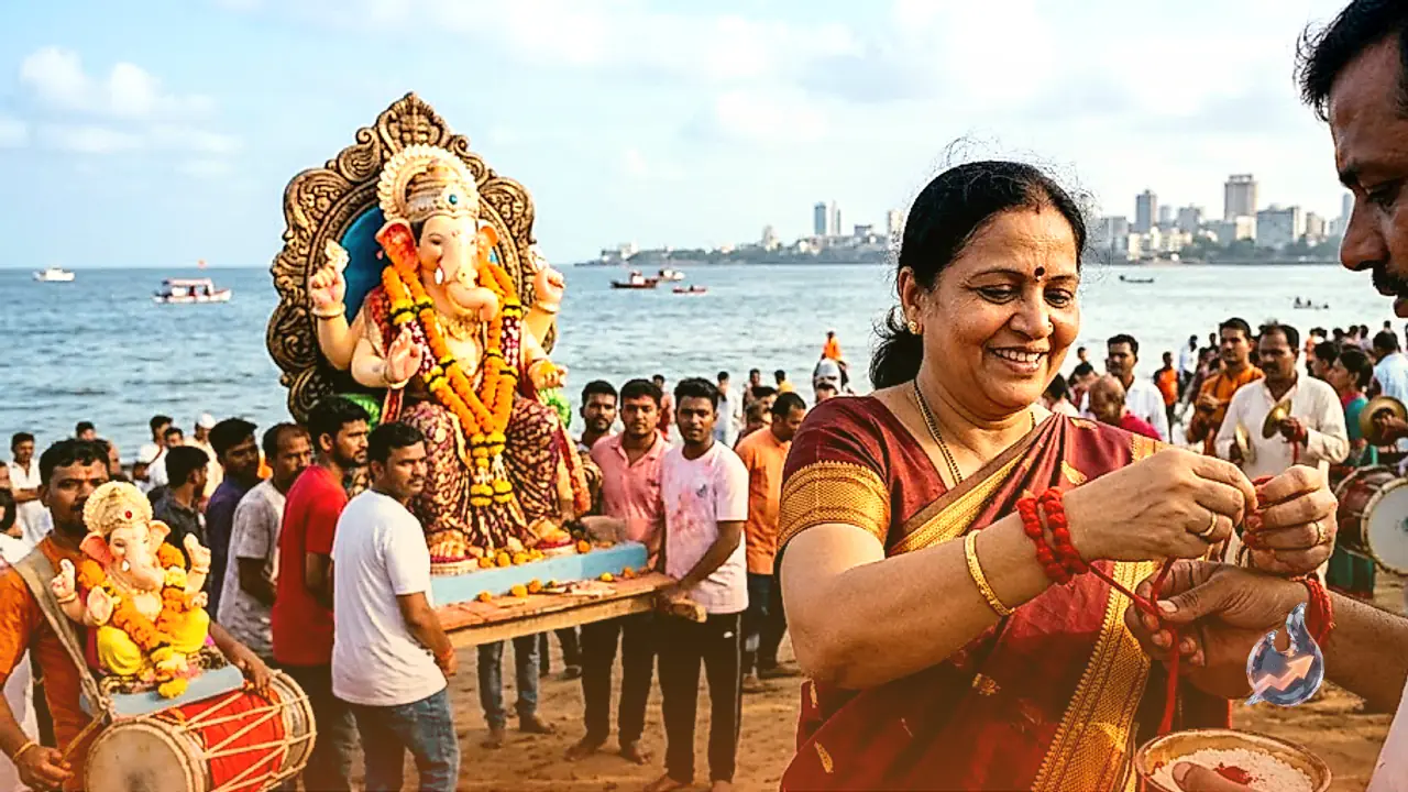 Anant Chaturdashi 2026 Observed Today With Ravi Yoga, Fourteen Knot Sacred Thread And Ganesha Visarjan