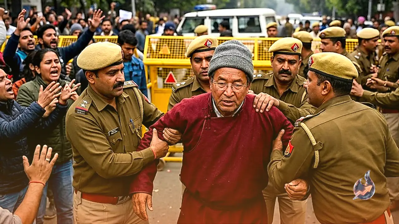 अनशन स्थल से जबरन उठाकर अस्पताल ले जाए गए सोनम वांगचुक, अखिलेश यादव ने बताया निंदनीय