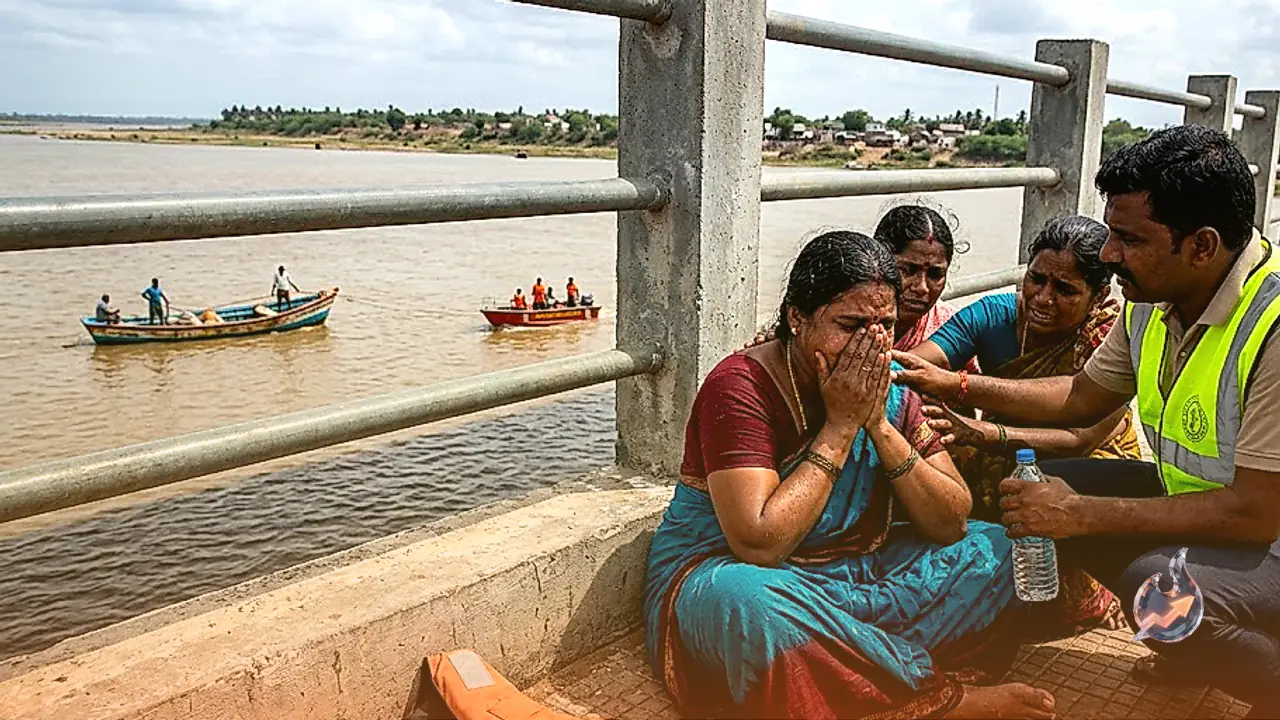 Three of a family drown after jumping into Godavari from bridge in Andhra Pradesh, woman survives