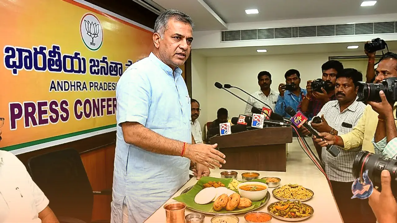 आंध्र प्रदेश में नितिन नवीन के भोजन पर छिड़ा विवाद, कांग्रेस के नॉनवेज दावों के बीच बीजेपी ने जारी की शाकाहारी व्यंजनों की सूची