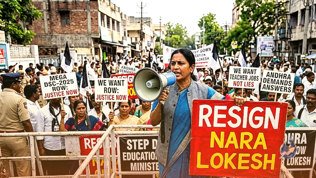 आंध्र प्रदेश में शिक्षक भर्ती पर छिड़ा महासंग्राम, विपक्षी दल वाईएसआर कांग्रेस ने शिक्षा मंत्री नारा लोकेश से मांगा इस्तीफा