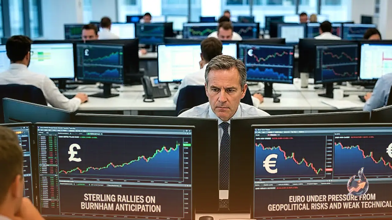 UK Political Shift Lifts Sterling While Geopolitical Risks Drag Euro Down