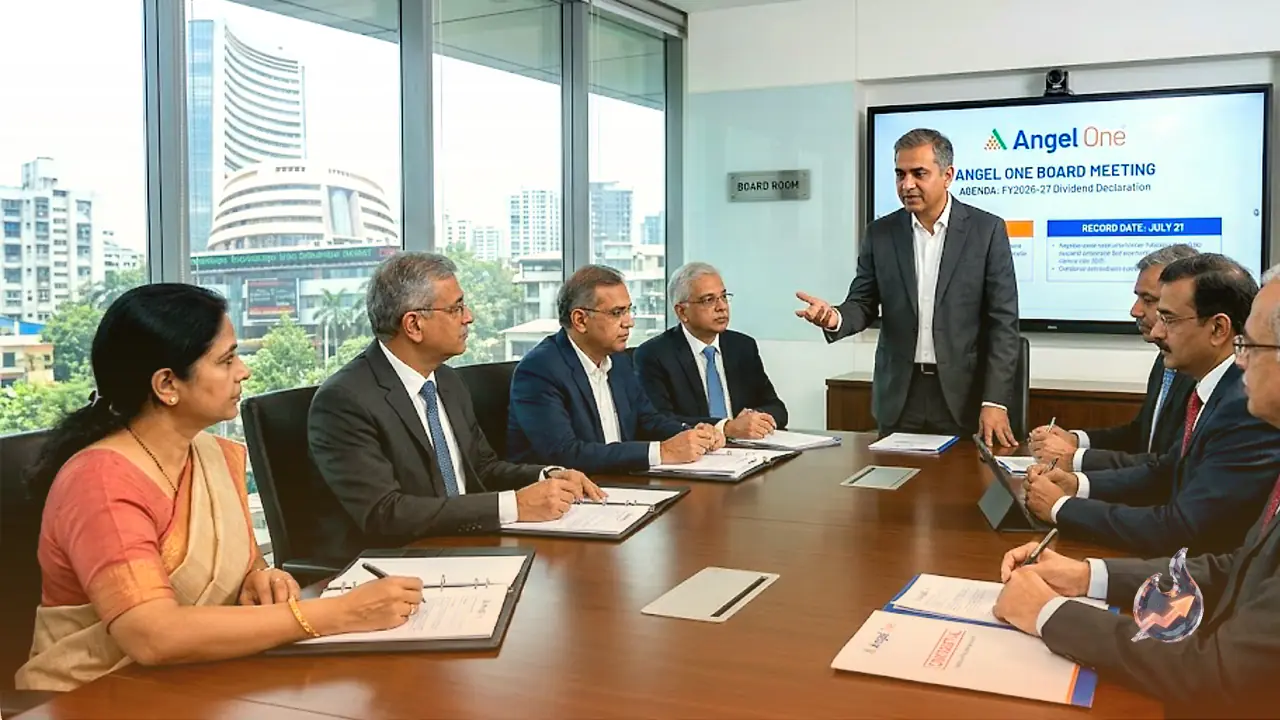 Angel One Board to Meet for FY27 Dividend Declaration; July 21 Finalized as Record Date