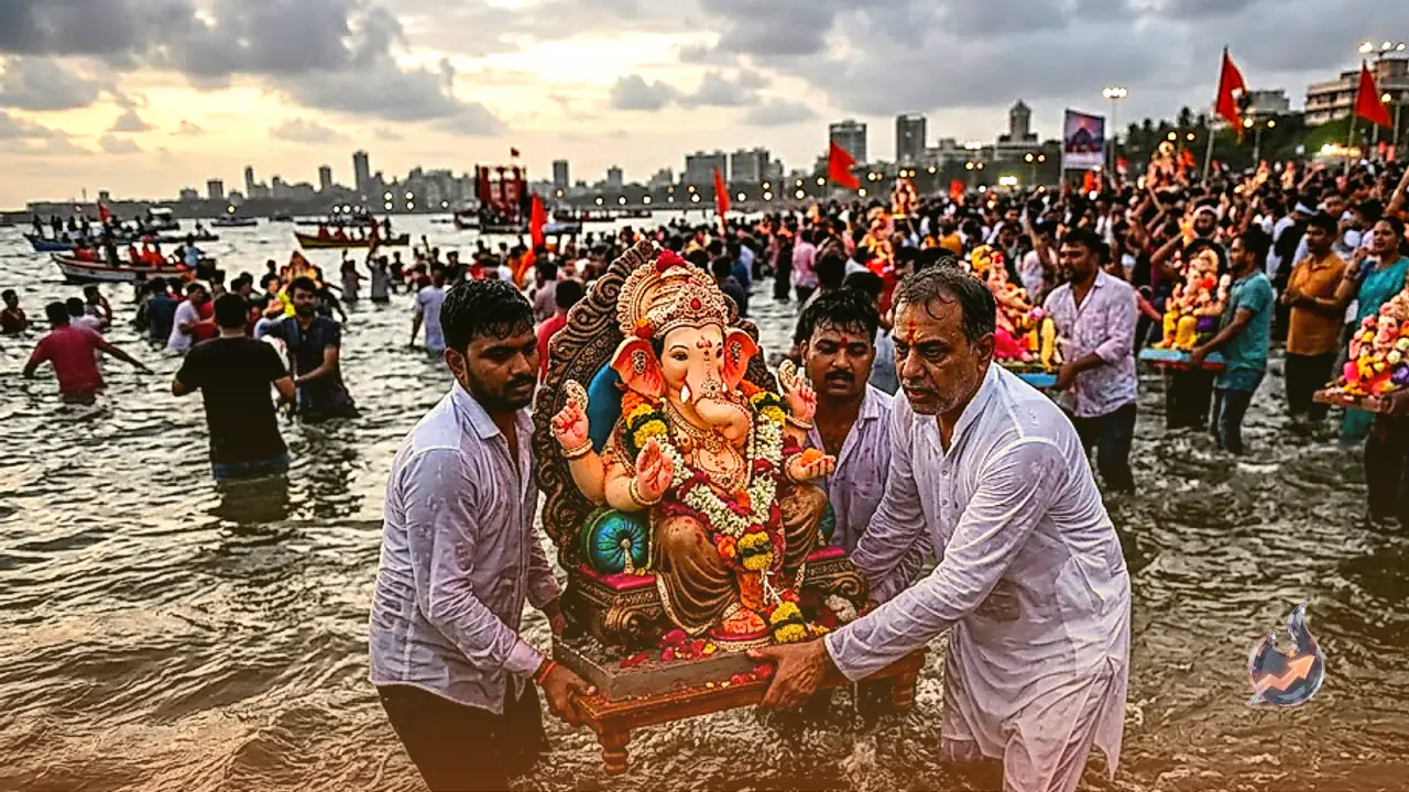 Ganesh Visarjan 20th Concludes Today: Auspicious Timings, Uttar Puja Rituals and Bappa Farewell Guide