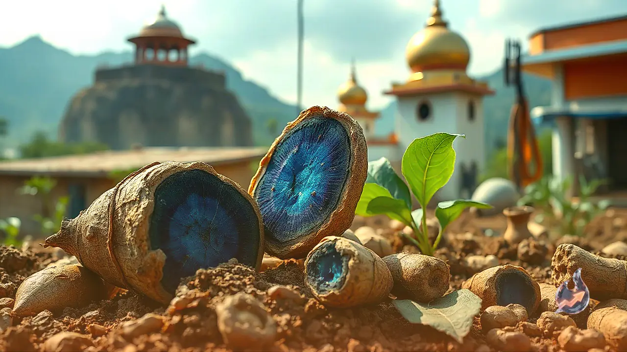 Rare Blue Turmeric Holds Potent Health Secrets, Standing Apart From Everyday Yellow Haldi