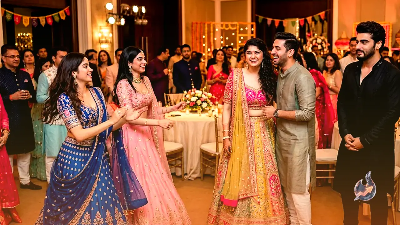 Anshula Kapoor's Wedding Countdown Begins: Janhvi, Khushi Dance Through Pre-Wedding Bash, Arjun Gets Emotional