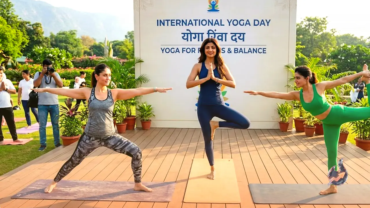 International Yoga Day: How Bollywood Stars Like Shilpa Shetty, Kareena Kapoor Khan, and Others Stay Fit and Balanced with Yoga