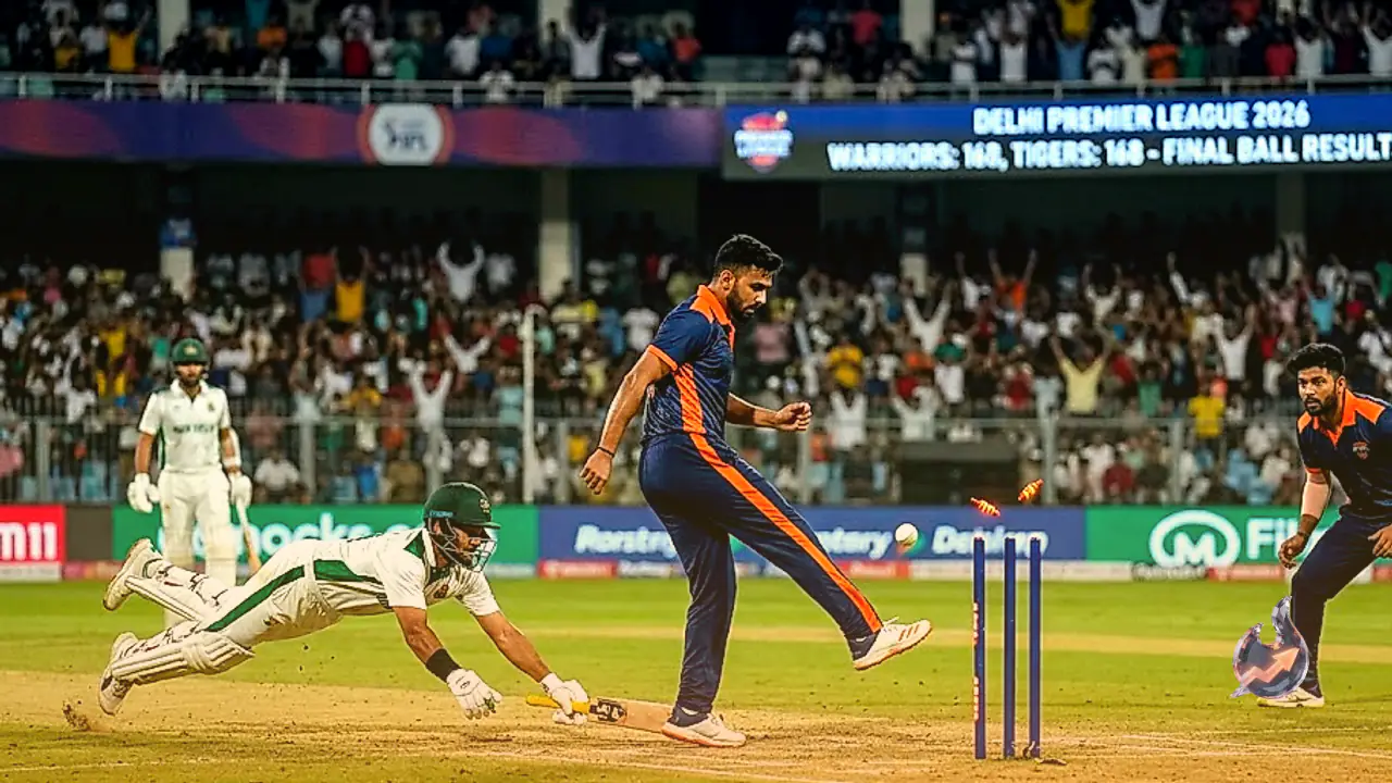 अंतिम गेंद पर हिम्मत सिंह की किक से टाई हुआ मैच, सुपर ओवर में आउटर दिल्ली वॉरियर्स ने मारी बाजी
