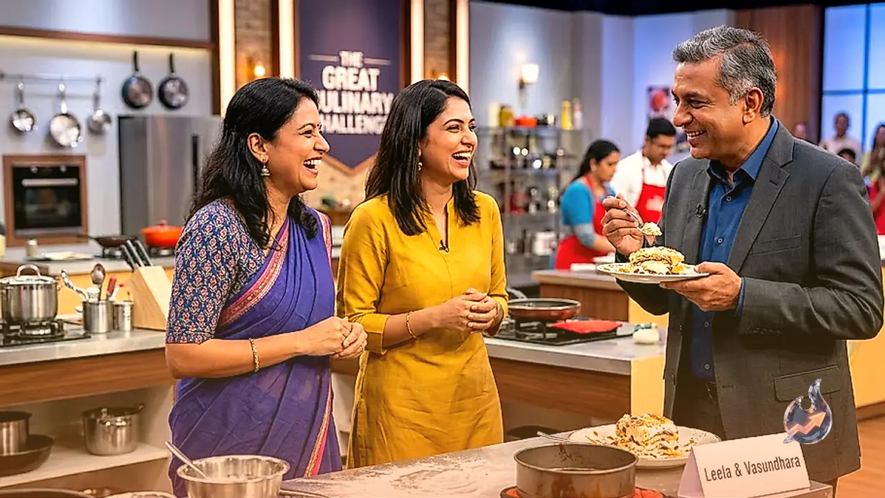 Cooking Disaster in Anupamaa Turns into Triumph as Leela and Vasundhara Impress Judges Despite Blunders