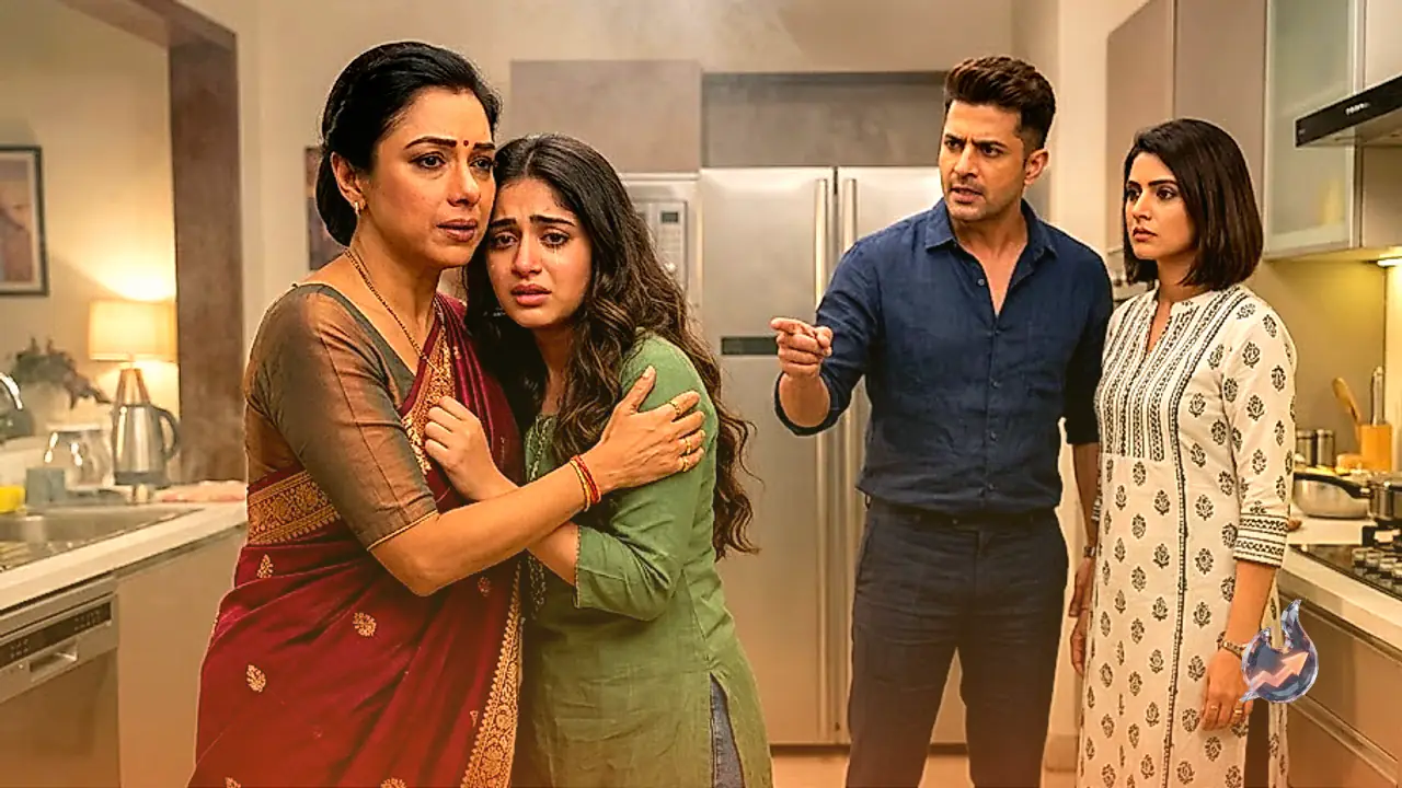 High Voltage Drama in Anupamaa: Anupamaa Saves Rahi From Fire Accident as Truth Machine Exposes Huge Secret