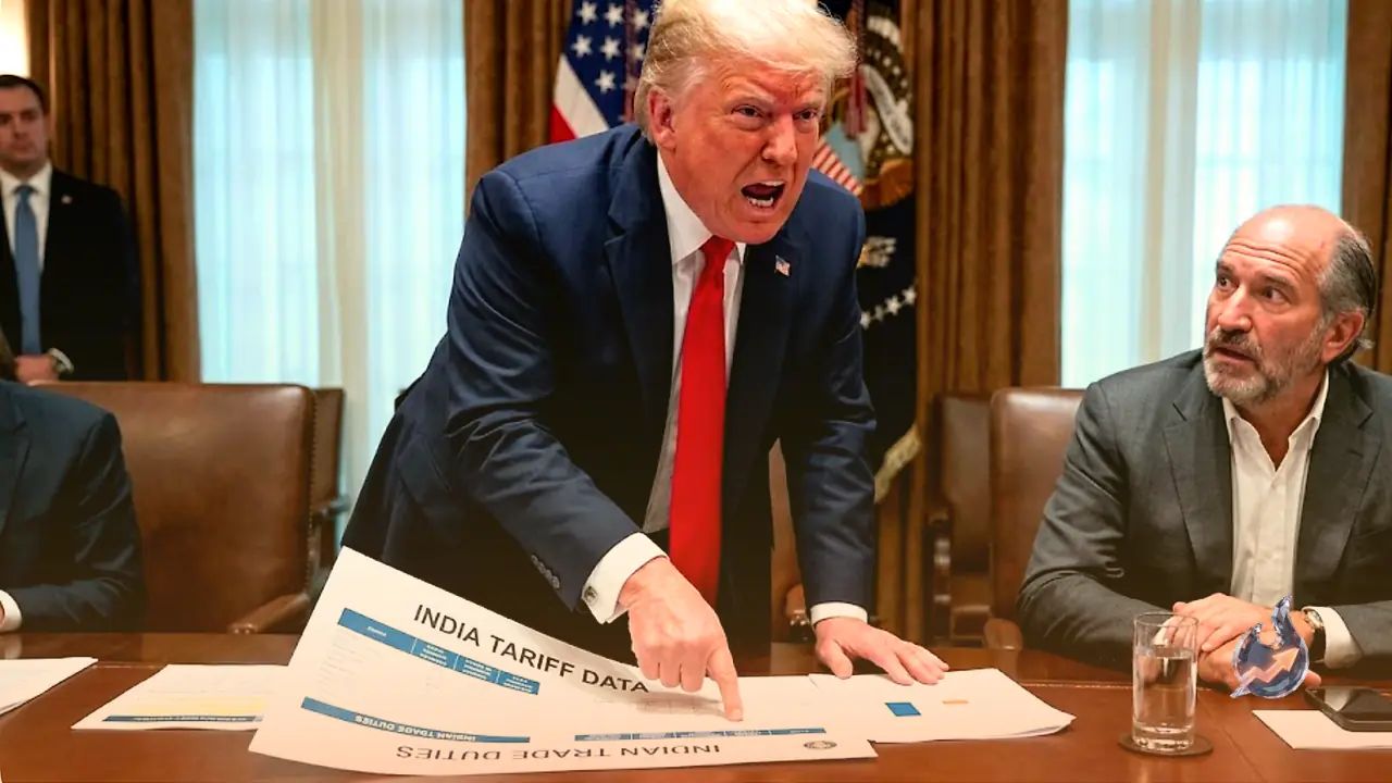 Trump erupted at his own commerce chief, branding India's official tariff numbers a pack of lies